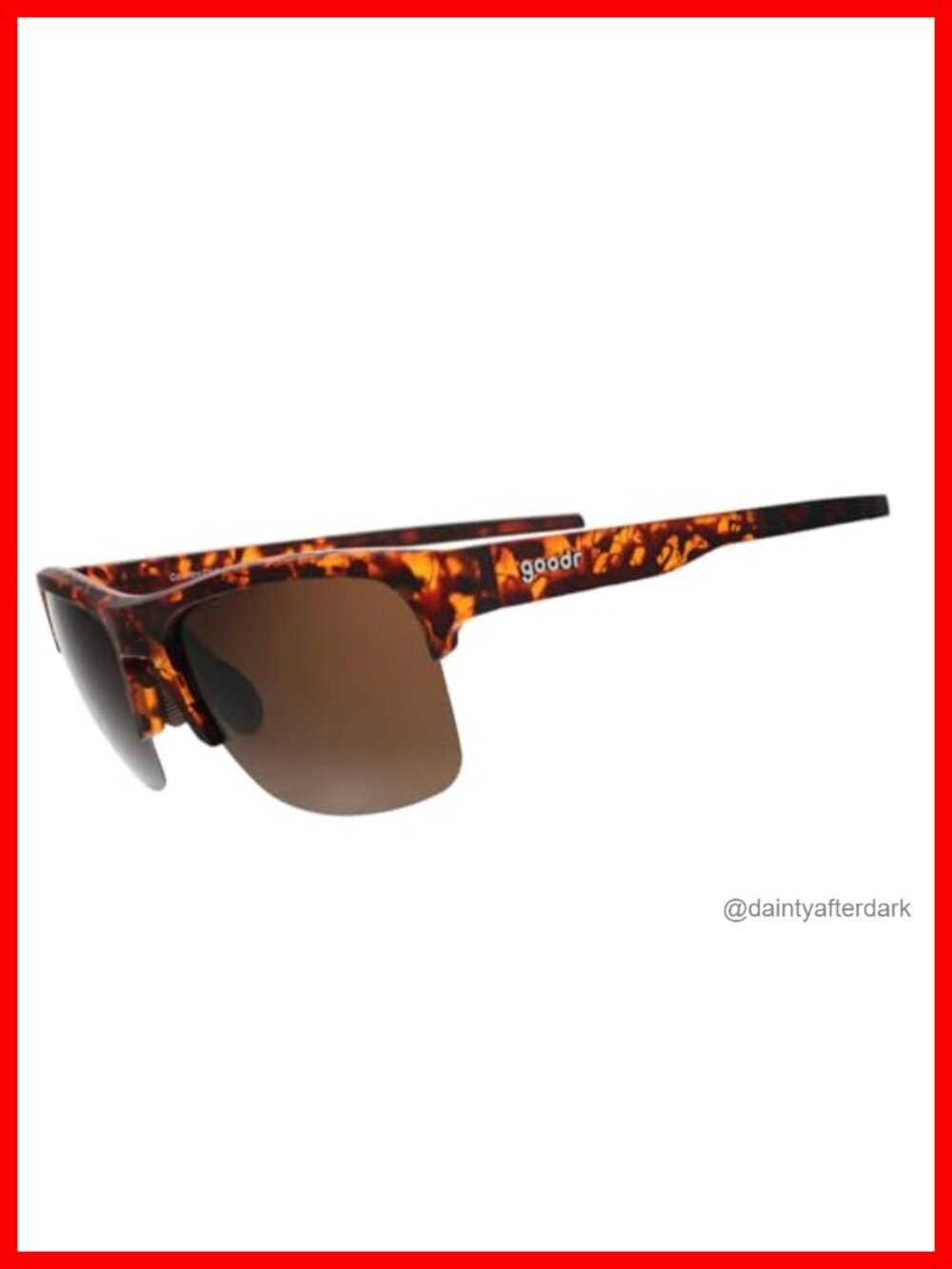Polarized Sport Sunglasses Half-Frame Wrap Around UV400 Running